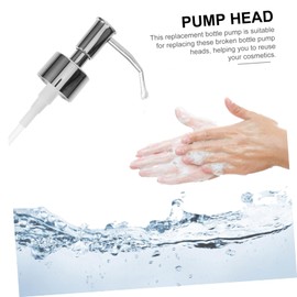 Mobestech 2pcs Hand Pump Head Soap Pump Replacement Makeup Bottle Pump Hand Soap Pump Shampoo and Conditioner Dispenser Pump Head Replacement Soaps Plastic Lotion Press The Pump