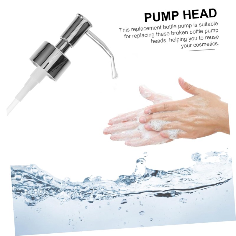 Mobestech 2pcs Hand Pump Head Soap Pump Replacement Makeup Bottle