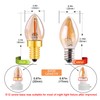 C7 LED Night Light Bulb,Classical Edison Style E12 Candle Base,
