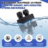 Kittmip 2 Pcs Waterproof Junction Box Ip68 Outdoor 3 Way