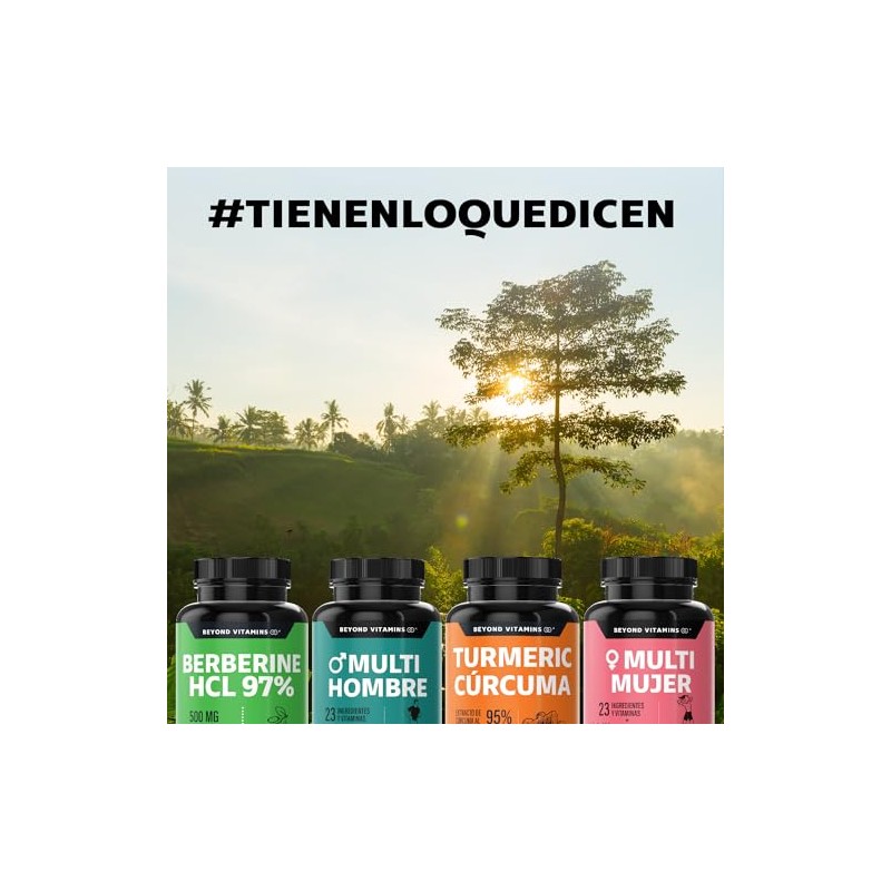 Berberina HCL 97% | 500mg de Berberina Clorhidrato, potenciado con