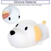 Silicone LED Papa Puppy Night Light Touch Sensor Switching Night