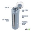 Ello Syndicate 20oz Reusable Glass Water Bottle with One-Touch Leak