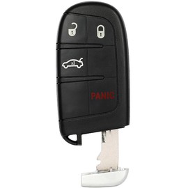 OCPTY Replacement 1Pcs Key Fob Shells Case for Dodge for Charger for Journey for Jeep for Grand Cherokee for Chrysler for 300 for Dodge for Challenger for Dart 2012-2016 M3N-40821302 M3N40821302
