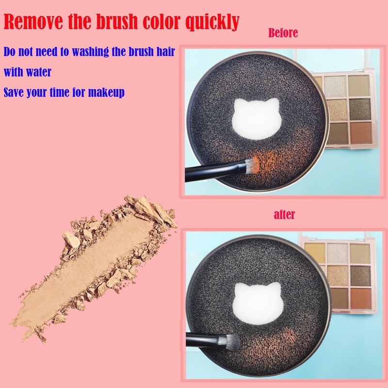 BUTIYO Makeup Brush Cleaner for Powder Makeup Brush Eyeshadow Makeup
