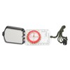 Multifunctional Plastic Compass with Scales Portable Gradiometer Magnifying Glass LED