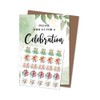25 Sets Floral Invitations Cards with Envelopes Stickers 5 x