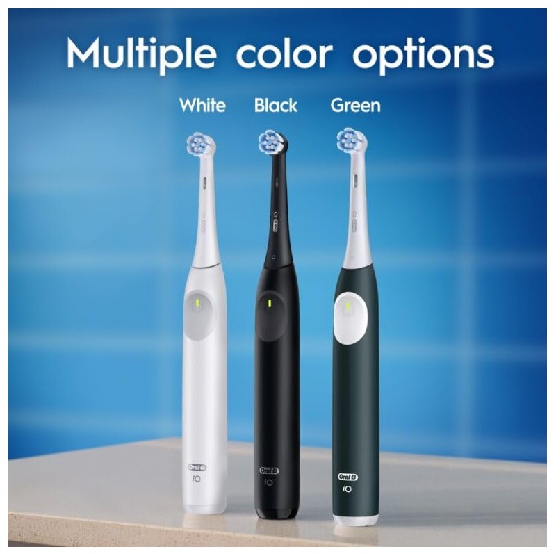 Oral-B Rechargeable Electric Toothbrush, iO2 Starter Kit, 3 Cleaning Modes,