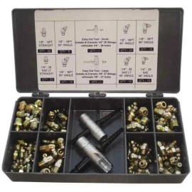 PRO-LUBE 101 Piece Inch-Measurement Grease Fitting Set