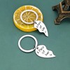 His and Her Keychain Set 2Pcs Couple Gifts for Boyfriend