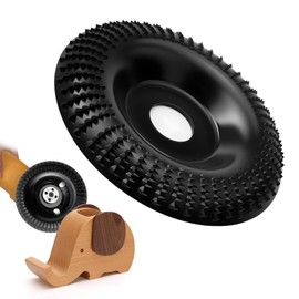 Angle Grinder Wood Carving Disc, 115 mm Wood Sanding Disc for Angle Grinders, Grinding Shaping Wheel, Grinder for Grinders with 22.23mm Arbor, Cutting Sculpting Shaping Polishing