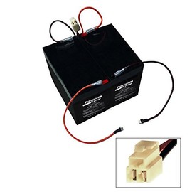 Razor 24 Volt 4.5 Ah Battery Pack with Single Connector & Reset Wire for Razor E100 & E125 (Versions 16+), E150 (Version 6+), and E175 (Version 1+)