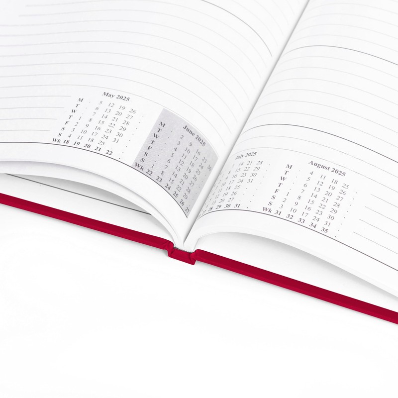 evelay 2025 Diary A5 Week to View Hardback Planner Organiser