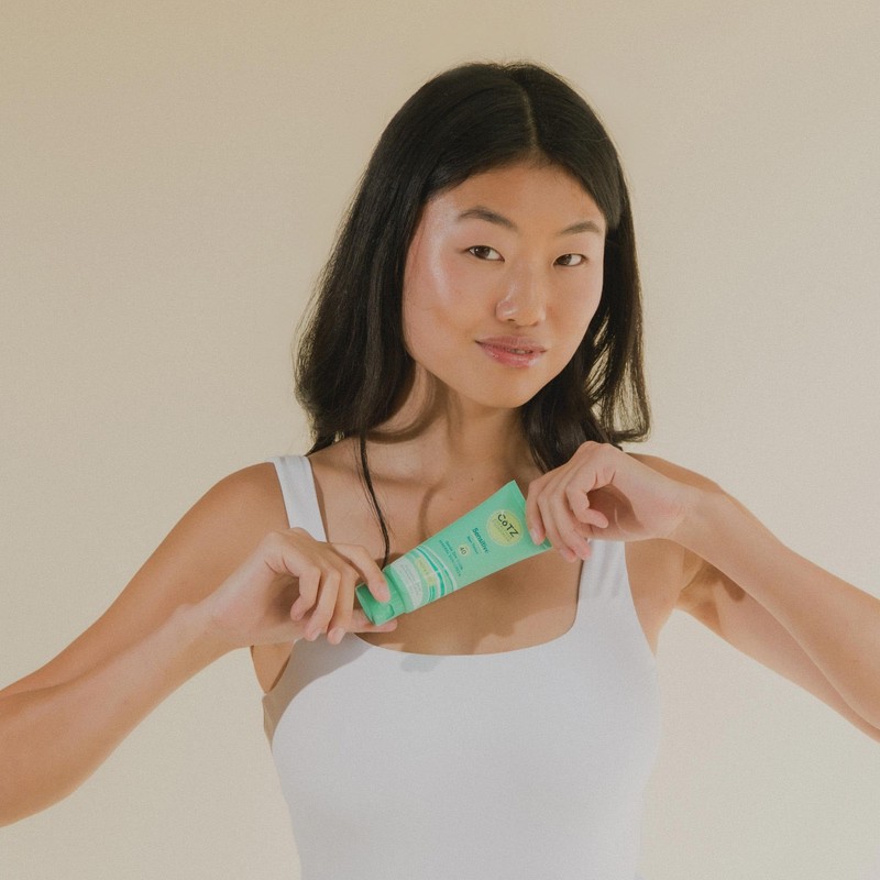 COTZ Sensitive Non-Tinted Zinc Oxide Mineral Sunscreen for Body and