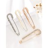 Women Brooch Pins Sweater Shawl Clips Faux Crystal and Pearl