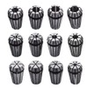 findmall ER-16 Collet Set 12PCS ER-16 Spring Collet Set 1/32-3/8