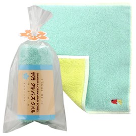 Stylem Takisada-Osaka CR23050 Sakura Crepas Towel Handkerchief, Gift, Individual Packaging, 9.8 x 9.8 inches (25 x 25 cm), 100% Cotton, Boys Nursery School, Kindergarten, Celebration, Farewell, Cute