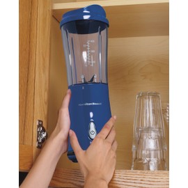 Hamilton Beach Personal Smoothie Blender With 14 Oz Travel Cup And Lid, Blue 51132
