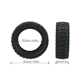 255x80 Electric Scooter Tire Scooter Vacuum Tire Replacement Electric Bike Tubeless Tire