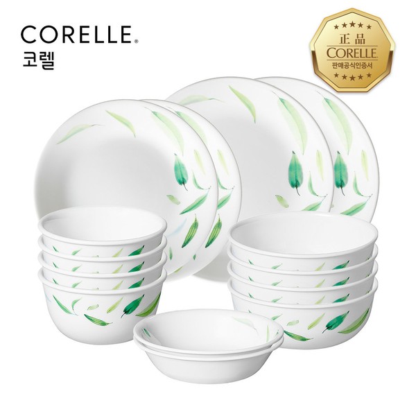 Corel Green Waltz Circular 4-Person 14P Home Set / 코렐