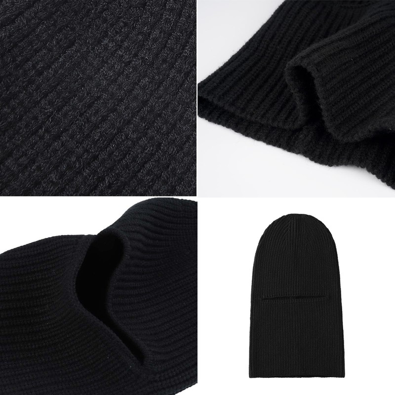 BSITSSS 2 Pieces Dual-Use Thermal Balaclava, Multifunctional Ski Mask, Elastic