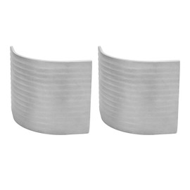 Jiawu Corner Cap Casting, 2Pcs Pontoon Aluminum Deck Corner for 90 Rounded Corner, Pontoon Corner Caps, Height: 3-9/16in to 3-5/8in, Top: 4-1/16in to 4-3/16in