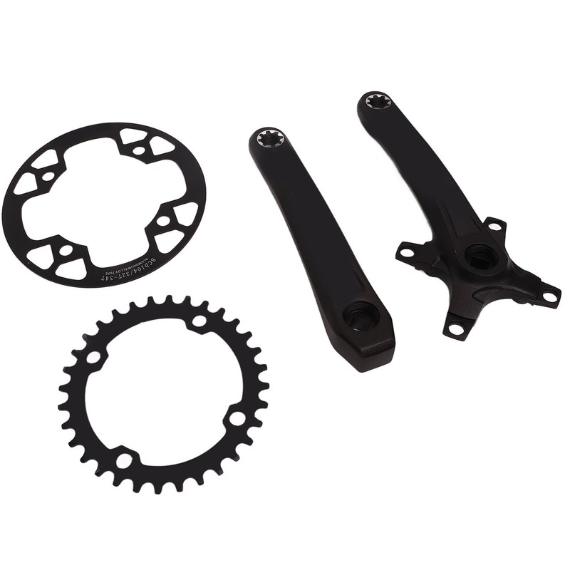 Bicycle Crankset Aluminium Alloy High Strength Lightweight Bicycle Crank Chainring