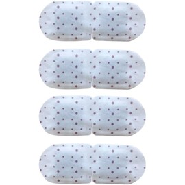 Ciieeo 4 de Vapor para Ojos de Tela Púrpura, 4 Piezas para Aliviar la Fatiga Ocular y Refrescar el Cerebro Antes de Dormir o Viajar
