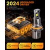 OXILAM 9007 HB5 LED Light Bulbs, 30000LM 800% Brighter, 6500K