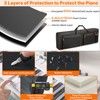 LIWSHWZ 88 Key Keyboard Case,10mm Pearl Cotton Full Padded Electric