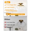 Slypadan Semi Flush Mount Ceiling Light, 12 Inch Large Gold