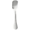 Wada Corporation Pure Copper Hammered Ice Cream Spoon, Silver Plated