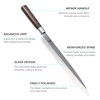 KYOKU Samurai Series - 10.5" Yanagiba Knife Japanese Sushi Sashimi