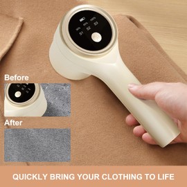 Household Hair Ball Trimmer Convenient Rechargeable Hair Ball Remover with 1 More Blade Head Does not Damage Clothes Shaver Electric Hair Ball Trimmer (Dark Green)