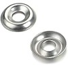TERF® 100 Pcs Nickel Plated Screw Cup Washer Size No.
