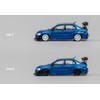 CM MODEL 1/64 Mitsubishi Lancer Evolution IX Metallic Blue Finished