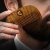 Beardo Compact Wooden Comb