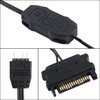 CERRXIAN 5V 3PIN ARGB Controller,Built-in Light Mode,SATA Power Supply,For Motherboards