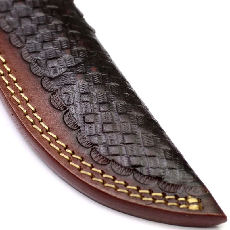 8" long handmade leather sheath knife sheath for 8"—9" fixed