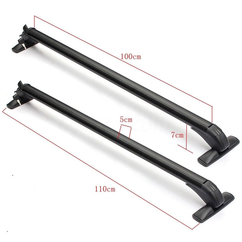 Xuthusman 2PCS Universal Car Top Roof Rack Baggage Luggage Cross