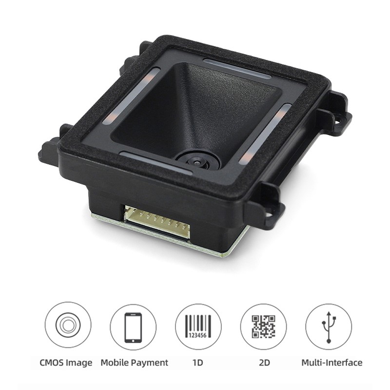 Embedded Barcode Scanner Self-Induction 1D 2D QR Bar Code Reader