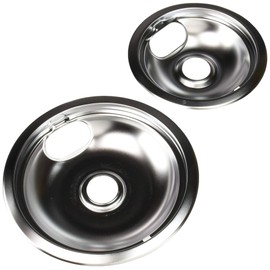 Range Kleen 12782Xcd5 Style A Chrome Drip Pans, 2-Pack