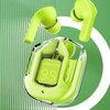 PRENDELUZ Green Wireless Headphones with Cushion Transparent Charger Digital Display