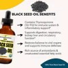 100% Pure Virgin CERTIFIED Organic Black Seed Oil Edible Cold