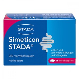 Simeticon Stada 280 mg Soft Capsules Pack of 16