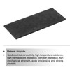 sourcing map Graphite Block Ingot Rectangle Graphite Plate Board 100x40x3mm
