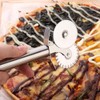 Stainless Steel Double Wheel Pizza Cutter Pizza Slicer Pizza Wheel
