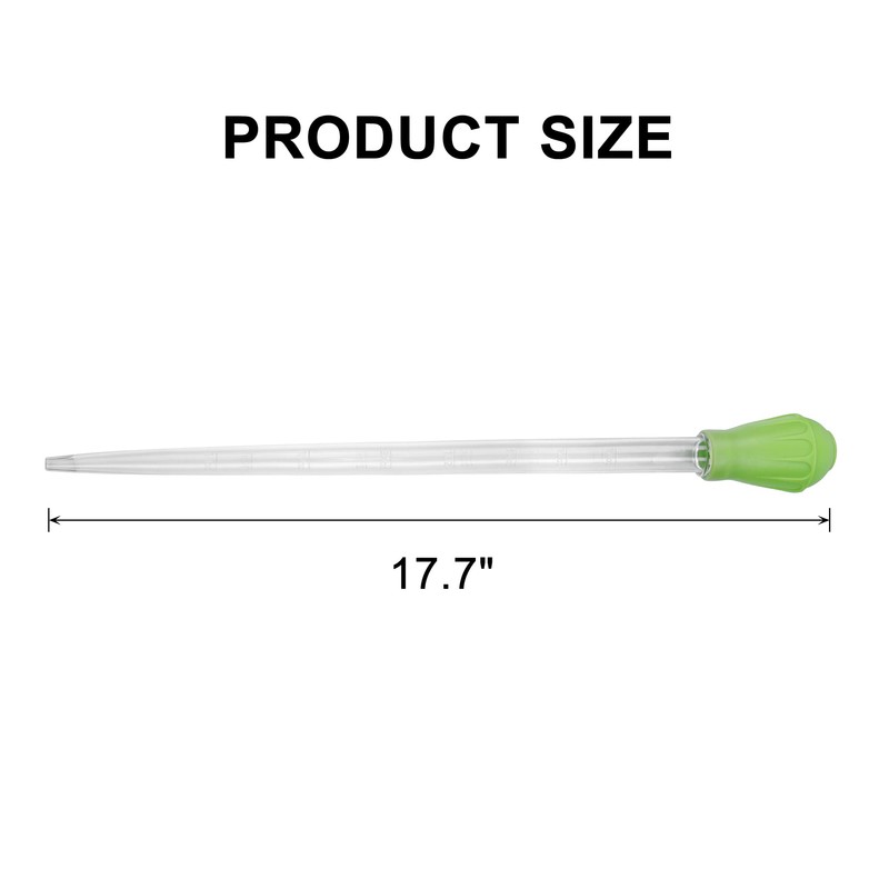 Filhome 18.7in Long Turkey Baster for Aquarium, 50ml Long Pipette