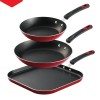 Unbranded Everyday 3 pc aluminum nonstick fry pan and griddle