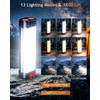 1800LM Solar Camping Lantern & Magnetic Work Tent Light with